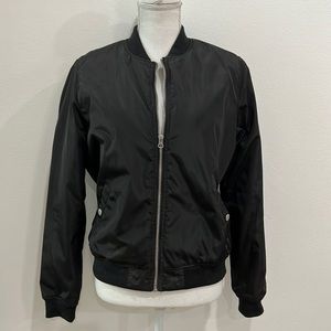 Tobi black bomber jacket